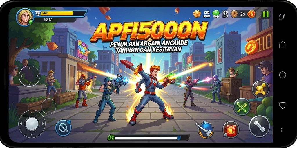Tangkapan layar gameplay menampilkan aksi seru di API5000.