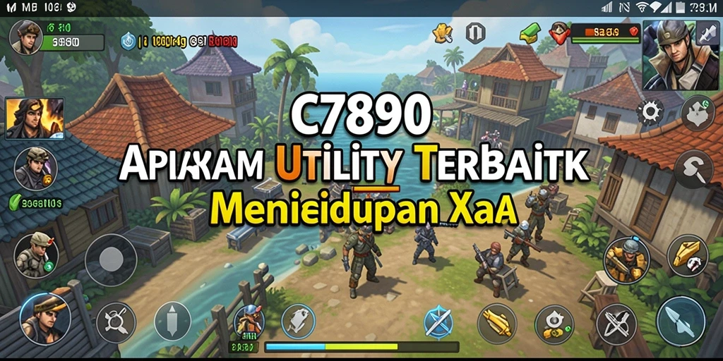 Screenshot C7890 menunjukkan antarmuka aplikasi Utility yang user-friendly.