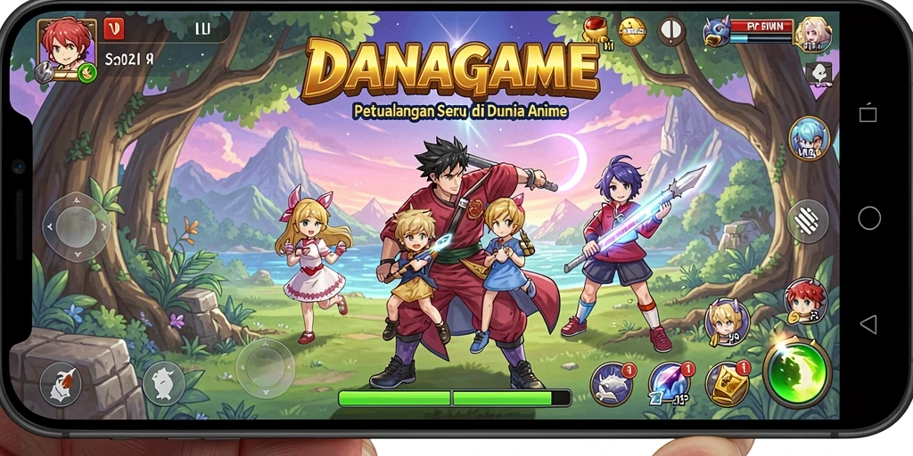 Tampilan menawan dari gameplay Anime yang penuh aksi.