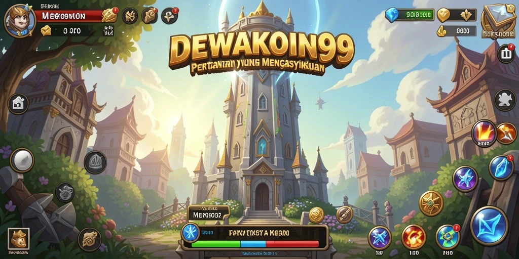 Tampilan gameplay DEWAKOIN99 yang menegangkan dan strategis.