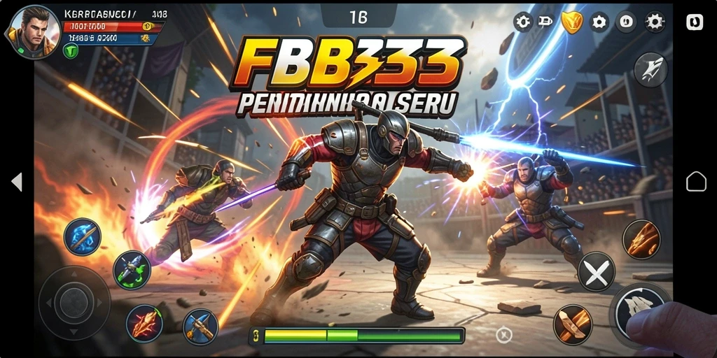 Tampilan seru dari gameplay FB333 yang mendebarkan.