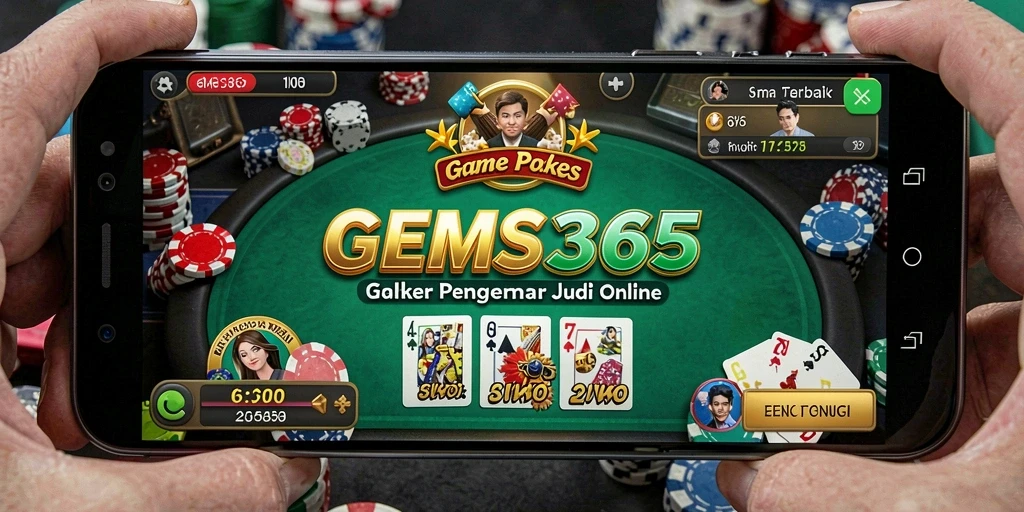 Gameplay menarik dari GEMS365 yang menghadirkan poker seru.
