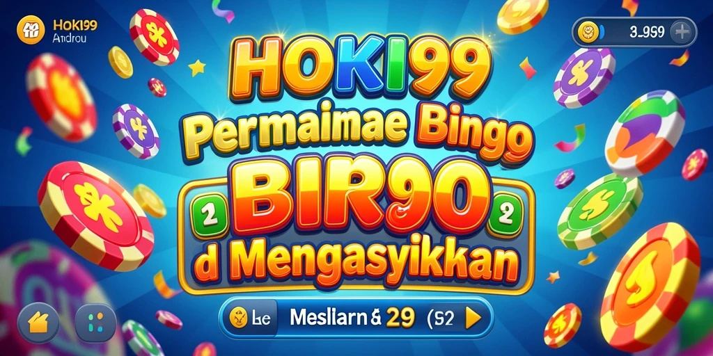 Tangkapan layar gameplay HOKI99 yang menunjukkan suasana seru permainan Bingo.
