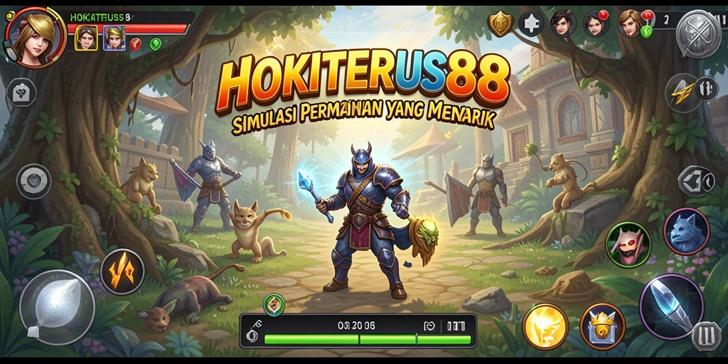 Tampilan gameplay <strong>HOKITERUS88</strong> yang menarik dan penuh warna.