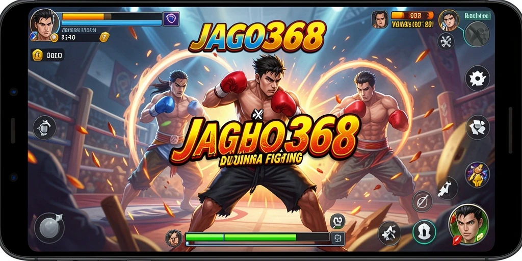 Tampilan gameplay intens di arena pertarungan JAGO368.