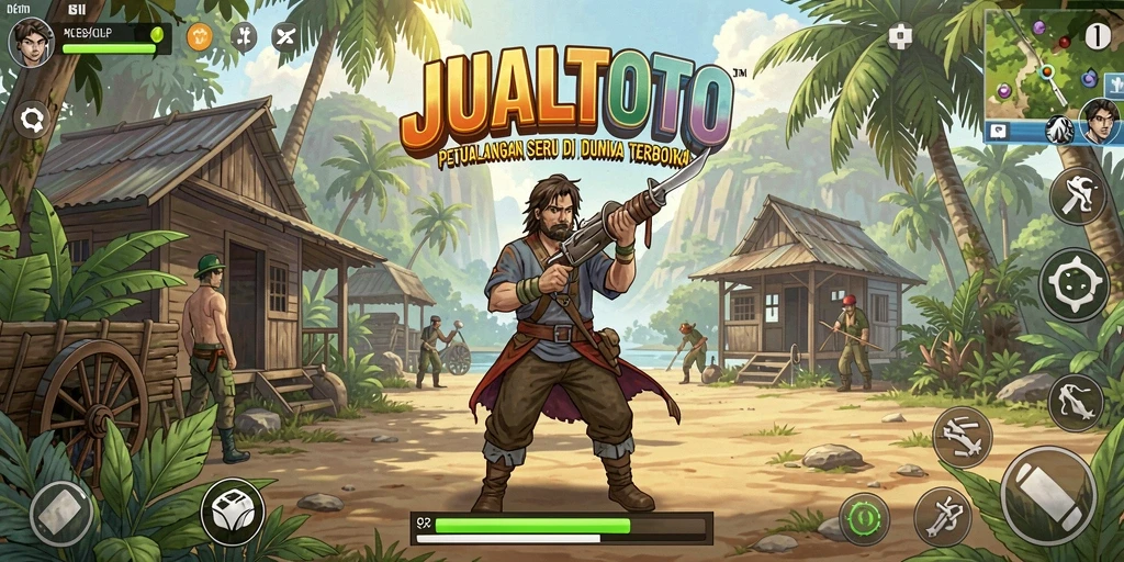 Tampilan gameplay yang menggambarkan eksplorasi dunia terbuka.