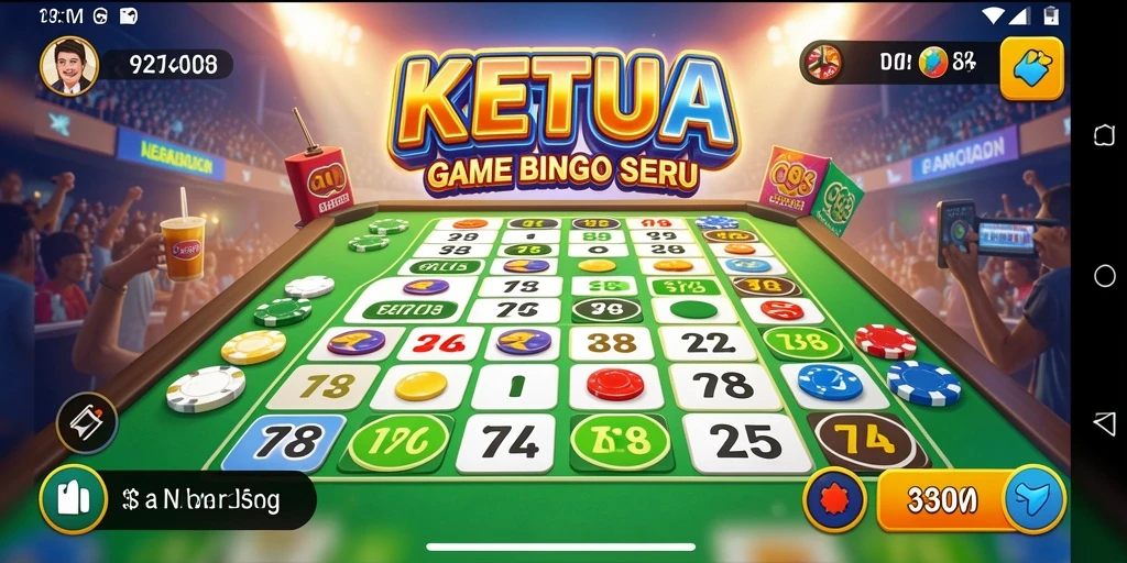 Screenshot gameplay KETUA yang menunjukkan suasana seru Bingo.