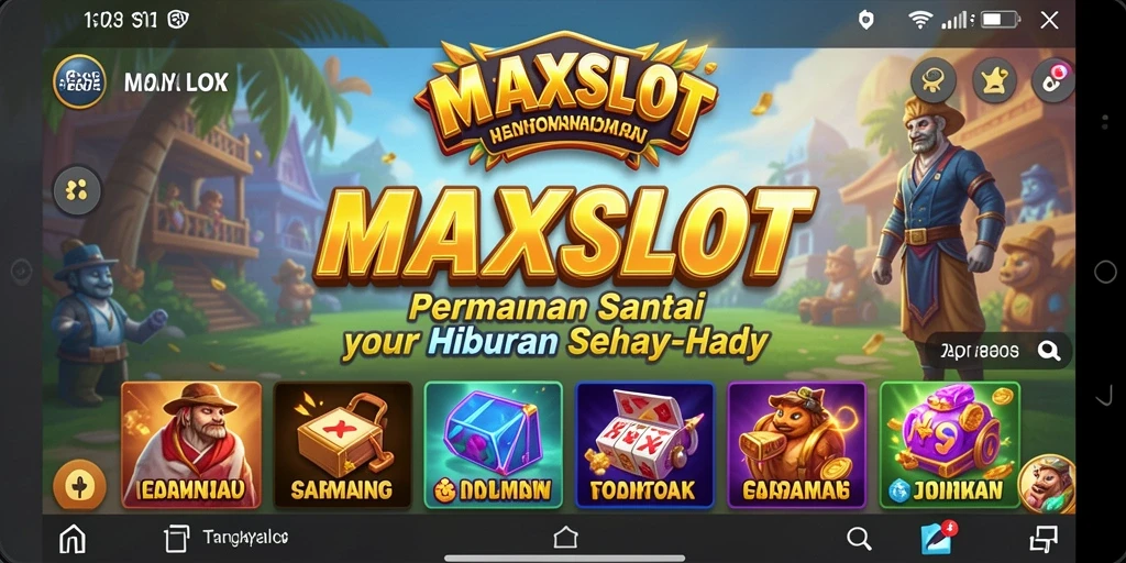 Tampilan menarik dari gameplay MAXSLOT yang seru dan menghibur.