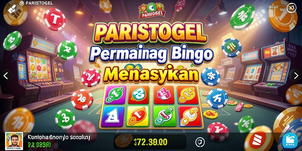 Tampilan gameplay Bingo di PARISTOGEL yang menawan dan interaktif.