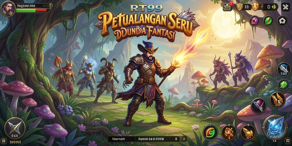 Screenshot RT99 menampilkan gameplay petualangan yang seru dan grafis menawan.