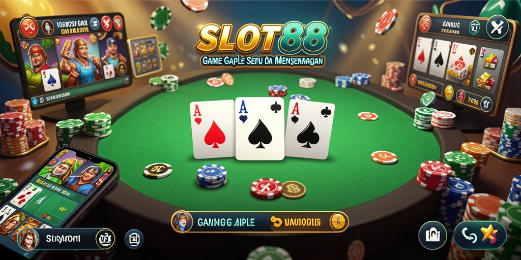 Tampilan permainan Gaple yang menarik di SLOT88.