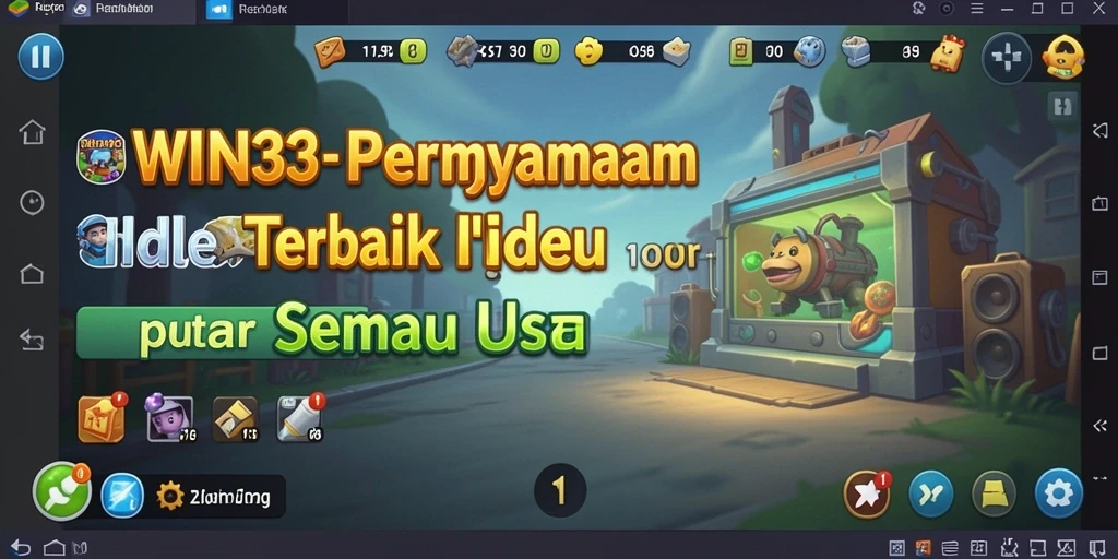 Menampilkan pengalaman bermain <strong>Idle</strong> yang santai dan menyenangkan.