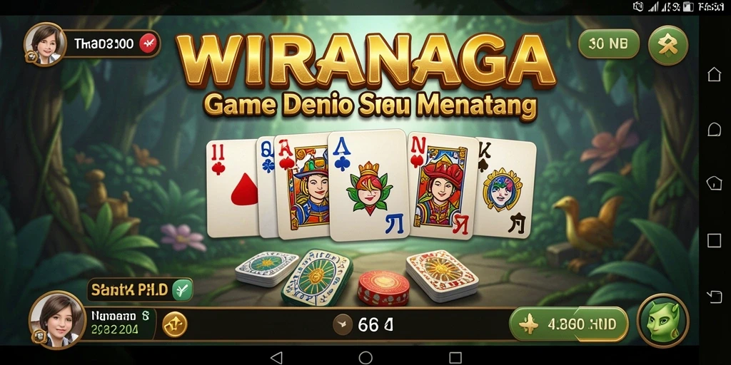 Screenshot gameplay domino WIRANAGA yang seru dan menantang.