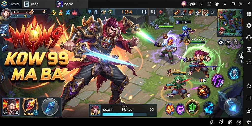 Tampilan gameplay WOW99 yang penuh aksi dan strategi.